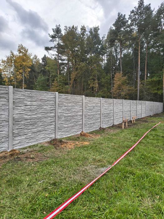 Ogrodzenie betonowe / Przęsło betonowe / kompleksowo