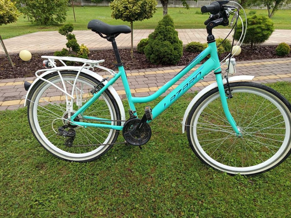 Rower miejsko trekingowy damski polskiej marki LAZARO model AVANTI na 26" kołach