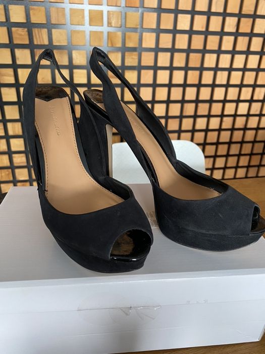 Czarne szpilki, platformy, rozm 39 (male)