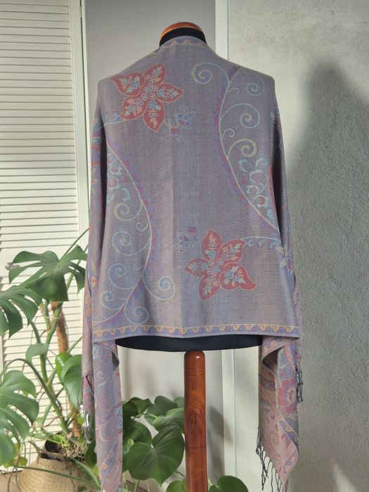 Szal z kaszmirem 185 cm × 70 cm