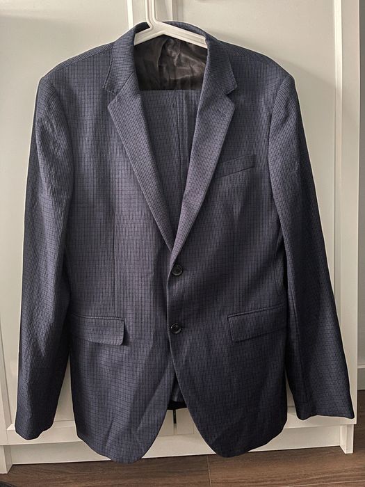 Fato completo zara impecável azul marinho