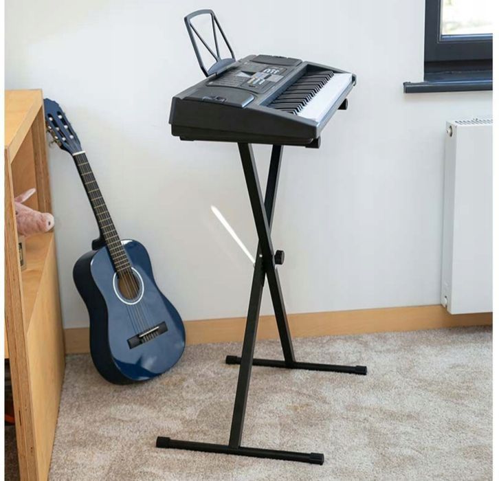 Nowy czarny stojak statyw na keyboard pianino