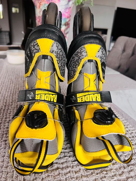 Rolki K2 Raider BOA dla najmłodszych S 29-34 Gray Yellow | Super stan | ProjektJunior.pl