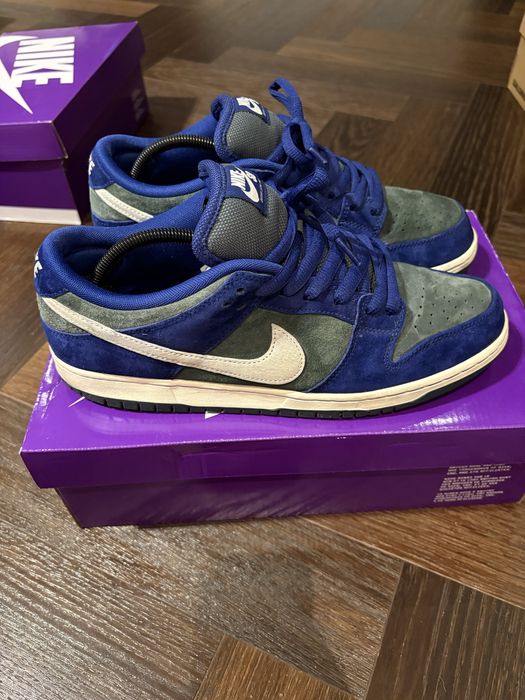 Nike SB Dunk Low Pro "Deep Royal Blue / Vintage Green"