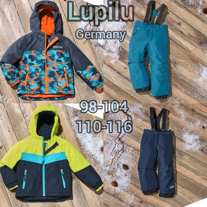 Комбінезони ТЕРМО Костюми лижні мембранні Lupilu/Crivit 86-164 Germany