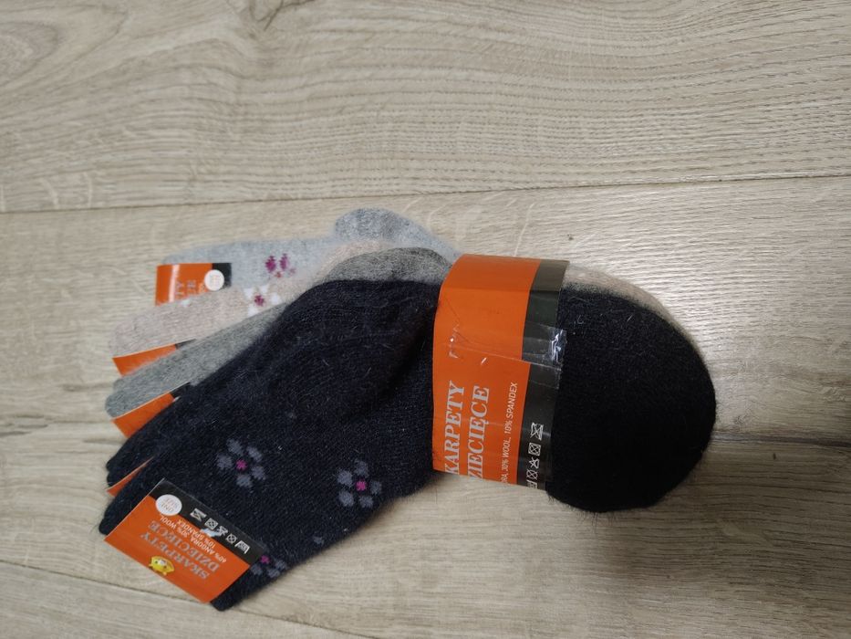 Wełniane skarpetki 3 sztuki