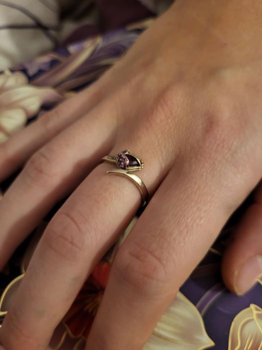 Oryginalny r. 12, rubiny, diamenty