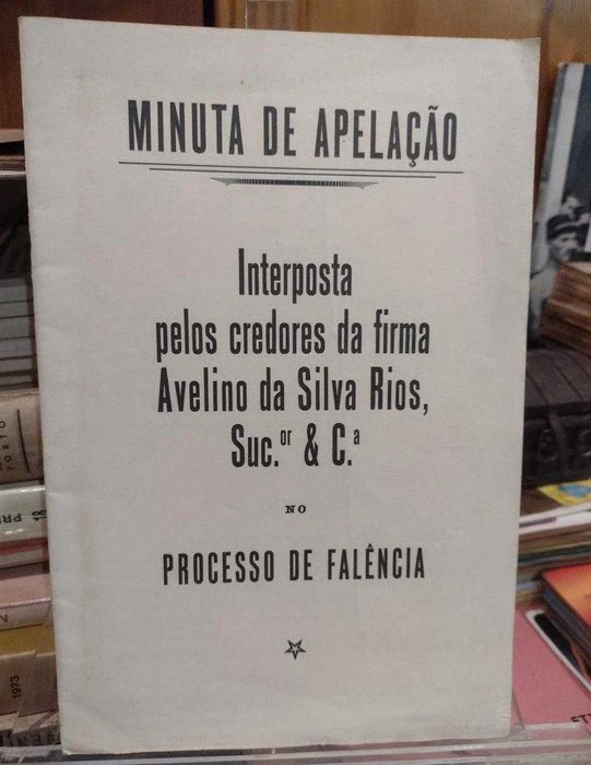 Avelino da Silva Rios Suc, & Cª - Minuta de Apelação