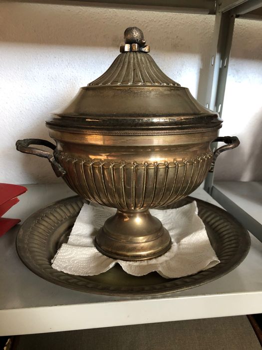 Taça casquilho antiga