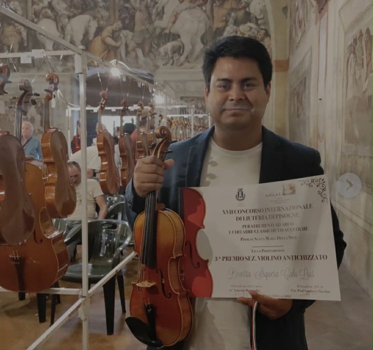 Violino 4/4 Carlos Luiz Becerra (201 6) Modelo Guarneri “Joachim”