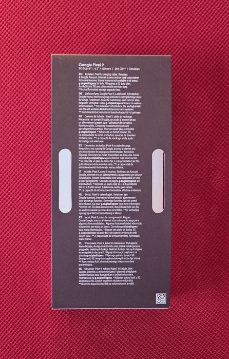 Google PIXEL 9 256GB BLACK