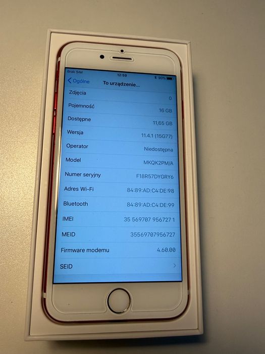 UNIKATOWY iPhone 6s RED dla kolekcjonera