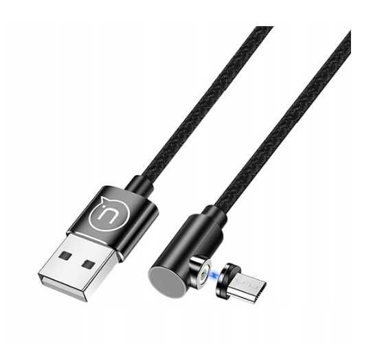 Kabel magnetyczny kątowy microUSB 1M USAMS