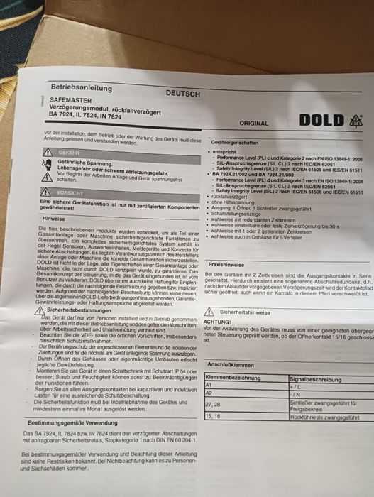 PRZEKAŹNIK Moduł bezpieczeństwa BA7924.21/002 DC24V 10S