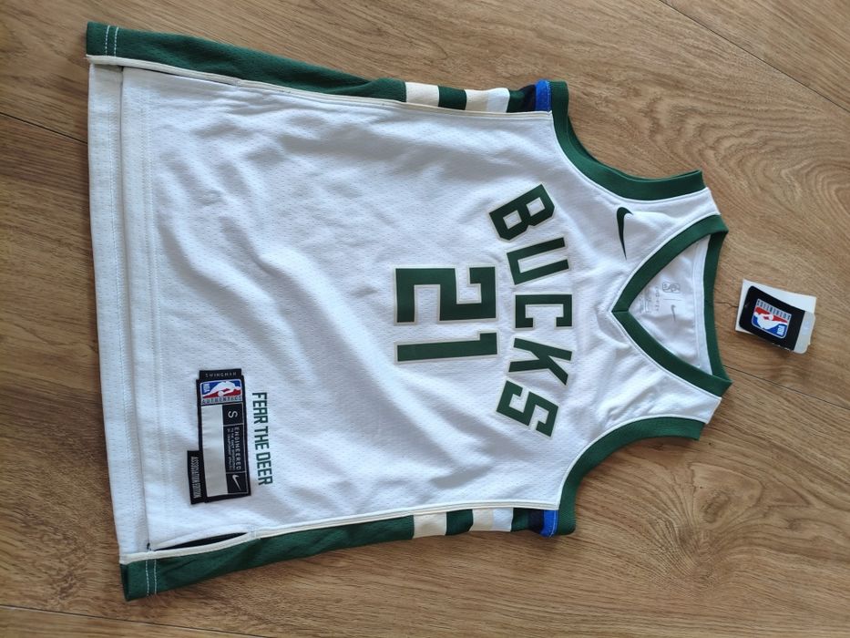 Nowa koszulka NBA Jrue Holiday z Milwaukee Bucks junior S