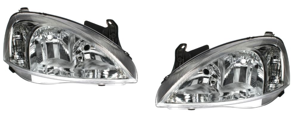 OPEL CORSA C LIFT 2002- lampa przednia lewa + prawa komplet NOWE DEPO