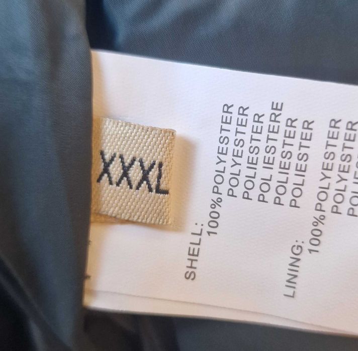 Casaco acolchoado reversível verde XXXL - novo