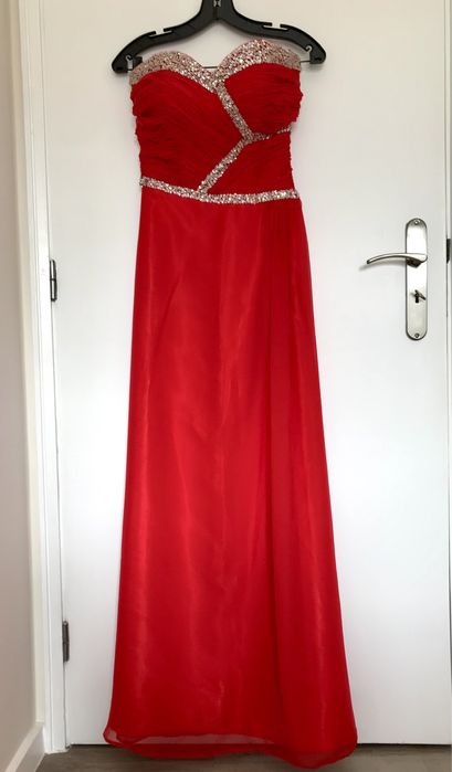 Vestido de cerimónia comprido