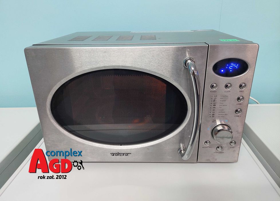 ROK GWARANCJA Kuchenka mikrofalowa z grillem Zelmer 29Z011 Wyświetlacz