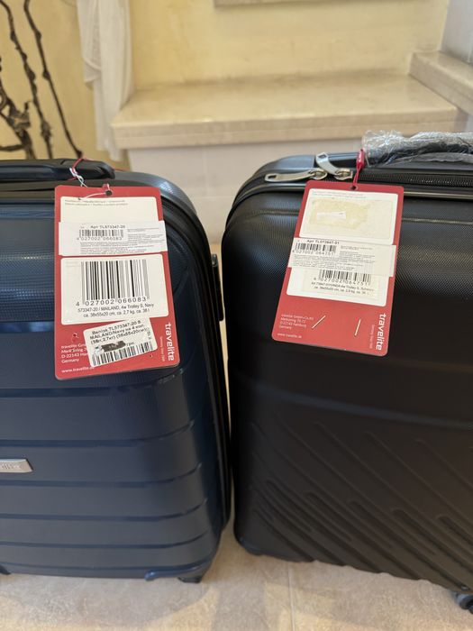Travelite маленький новый чемодан 55/40/20, ручная кладь. Германия