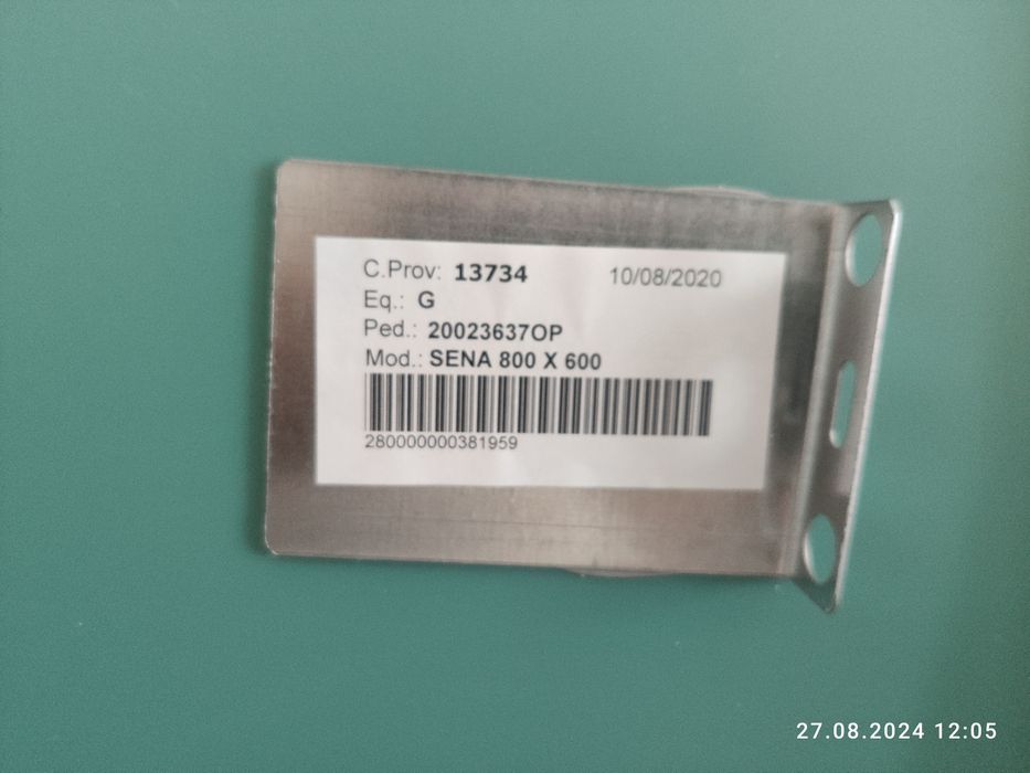 Lustro 60x80 lub 80x60 + lampa - NOWE