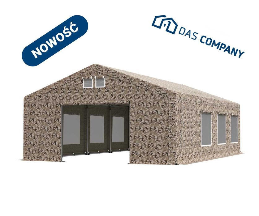 5x8x2m Winter Strong Namiot techniczny moro piaskowe militarny wojskowy turystyczny