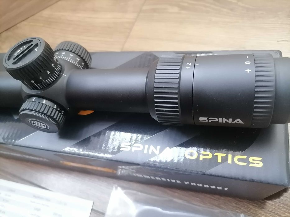 Новий приціл мінік Spina Optics LPVO 1.2-6x24IR. Загонник.