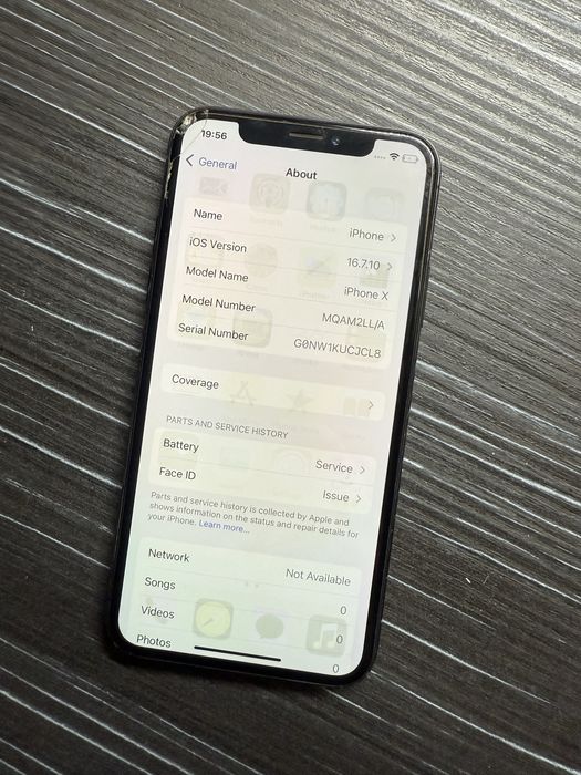 iphone X 64gb neverlock