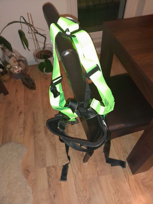 Szelki bezpieczeństwa GLIDER PLUS+ oraz lina 1,5m z karabinkami