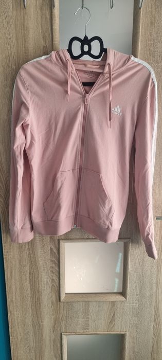 Bluza Adidas pudrowy róż