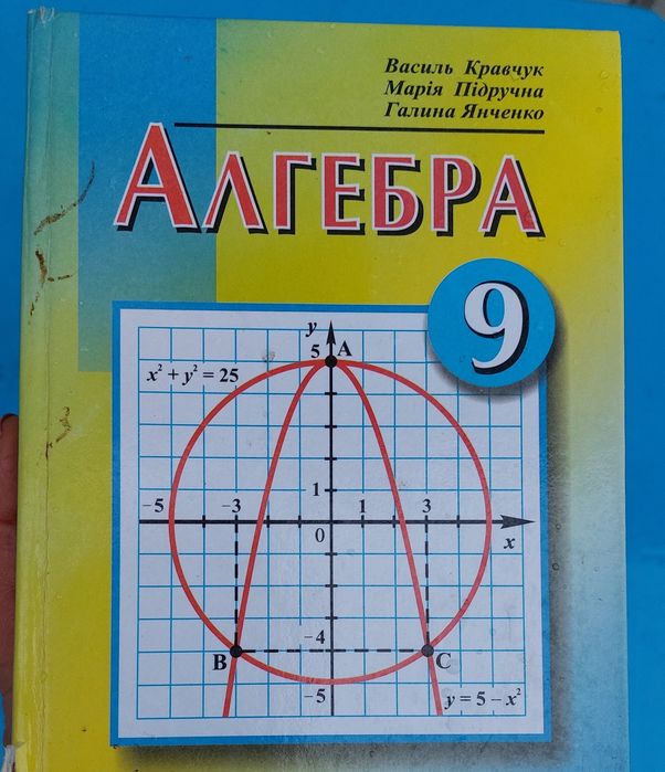Підручник Алгебра