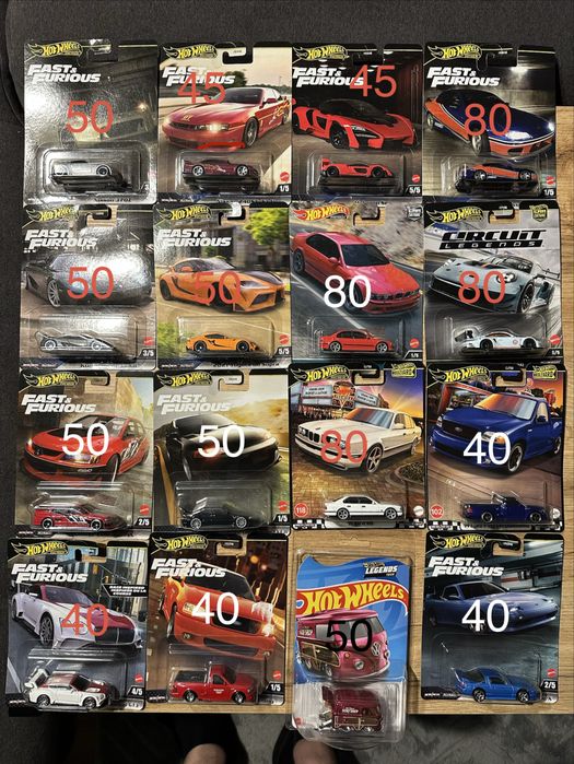 Hot wheels premium sety