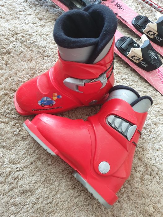 Narty 70cm + buty 18.5