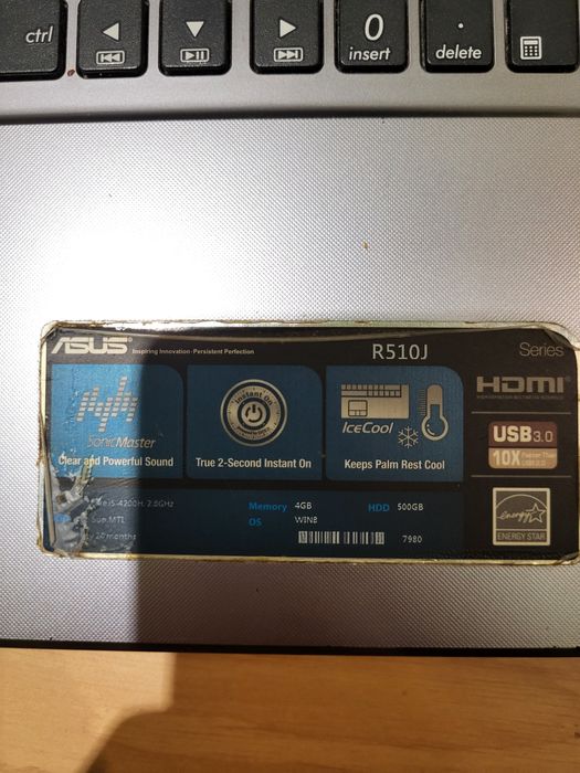 ASUS X550JK | i5 | GTX 850M 2GB | SSD