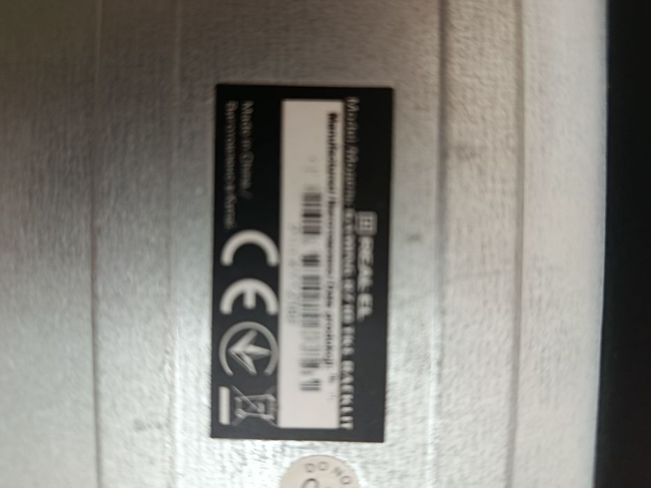 Механічна клавіатура ігро+ мишкава Real El