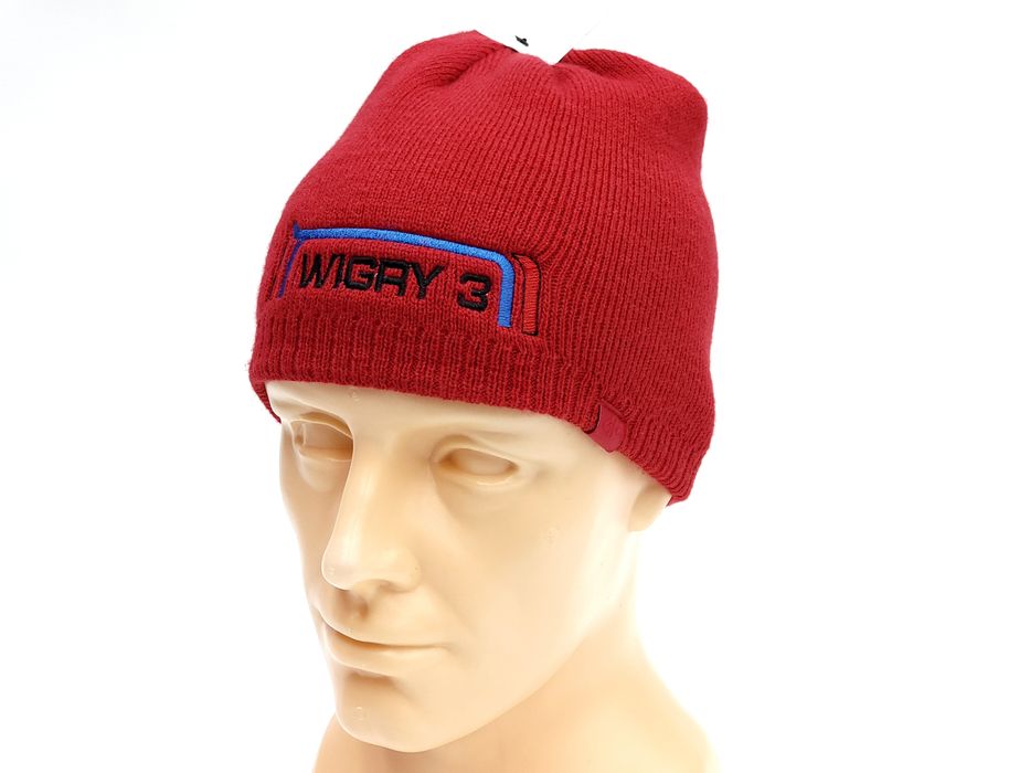 Nowa czapka 4F Wigry3 czerwona zimowa męska/damska sportowa