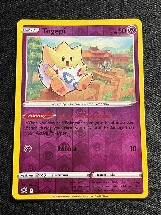 Carta Pokémon Togepi 55/189 Astral Radiance
