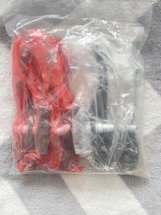 Szczęki hamulca V-brake rowerowe aluminiowe przód + tył czarne