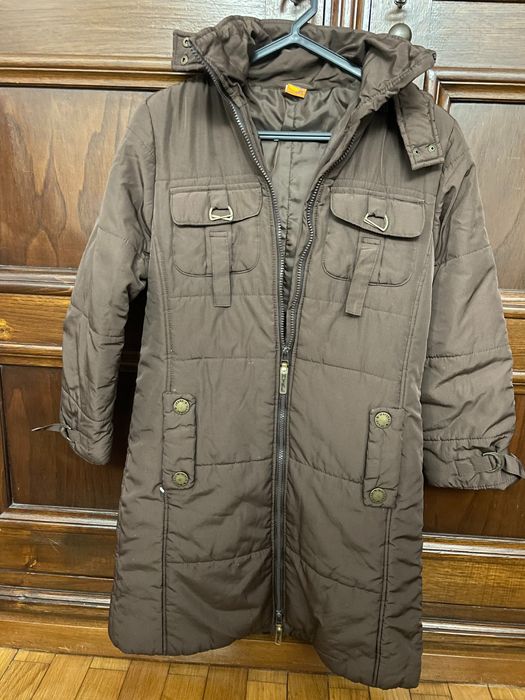 Casaco acolchoado castanho, para menina, Mayoral