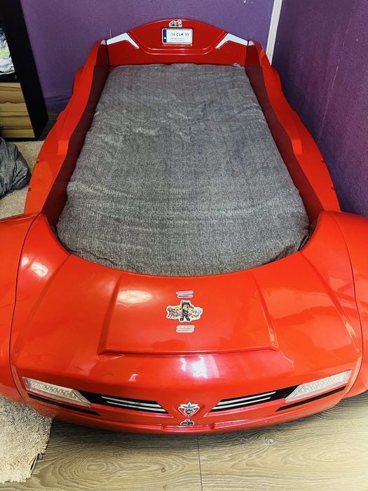 Ліжко машинка Cilek червона