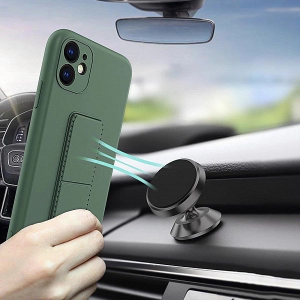 Wozinsky Kickstand Case silikonowe etui z podstawką iPhone 12 Pro Max