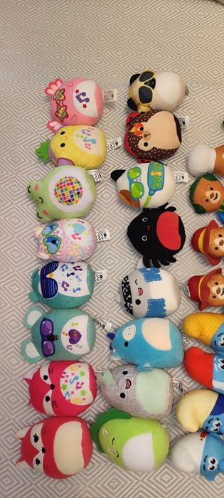 М'які іграшки Паддінгтон, Макдональдс, смурфики,Squishmallows хепі міл