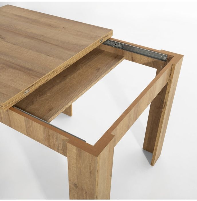 nowy 85-170x85cm rozkładany stół MILFORD Agata Meble dąb riviera
