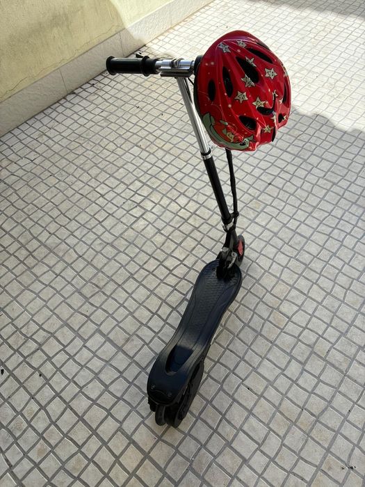 Trotinete elétrica criança + capacete