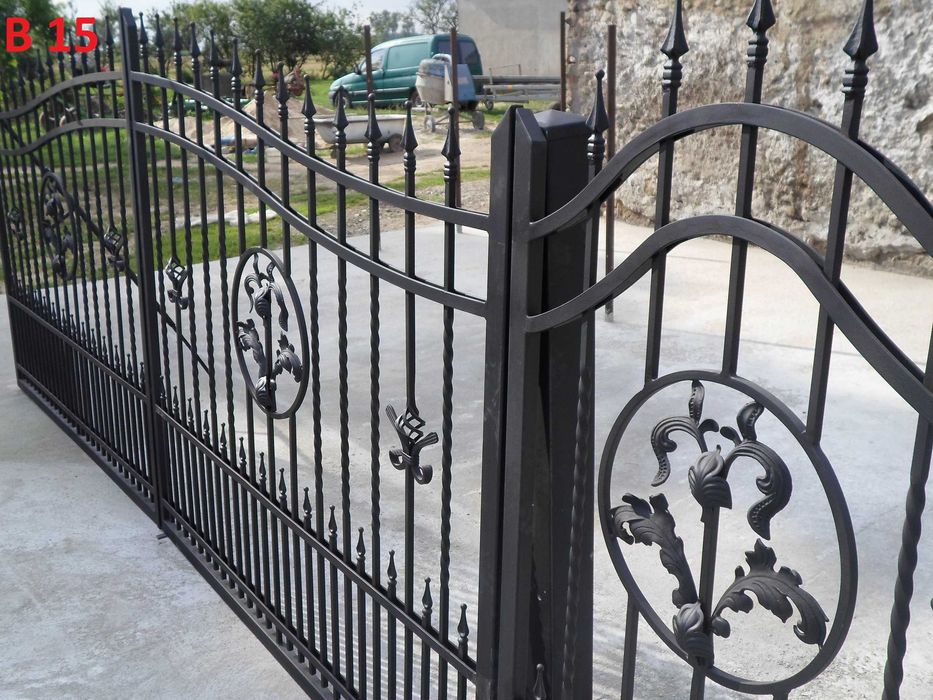 Brama kuta wjazdowa skrzydłowa przesuwna 4m do posesji