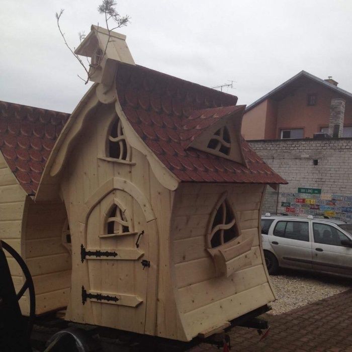 Domki drewniane - Baba Jaga - do ogrodu , na dzialke , place zabaw