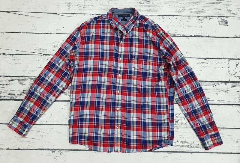 Tommy Hilfiger * vintage fit * koszula * kratka * męska * Nowa * L