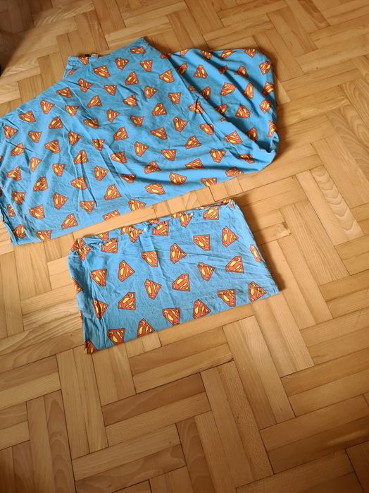 Pościel superman logowana 160x200 +poszewka