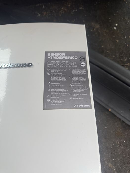 Esquentador Vulcano Eletrónico