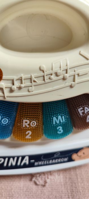 Jeździk pchacz interaktywny 2w1 – Costway